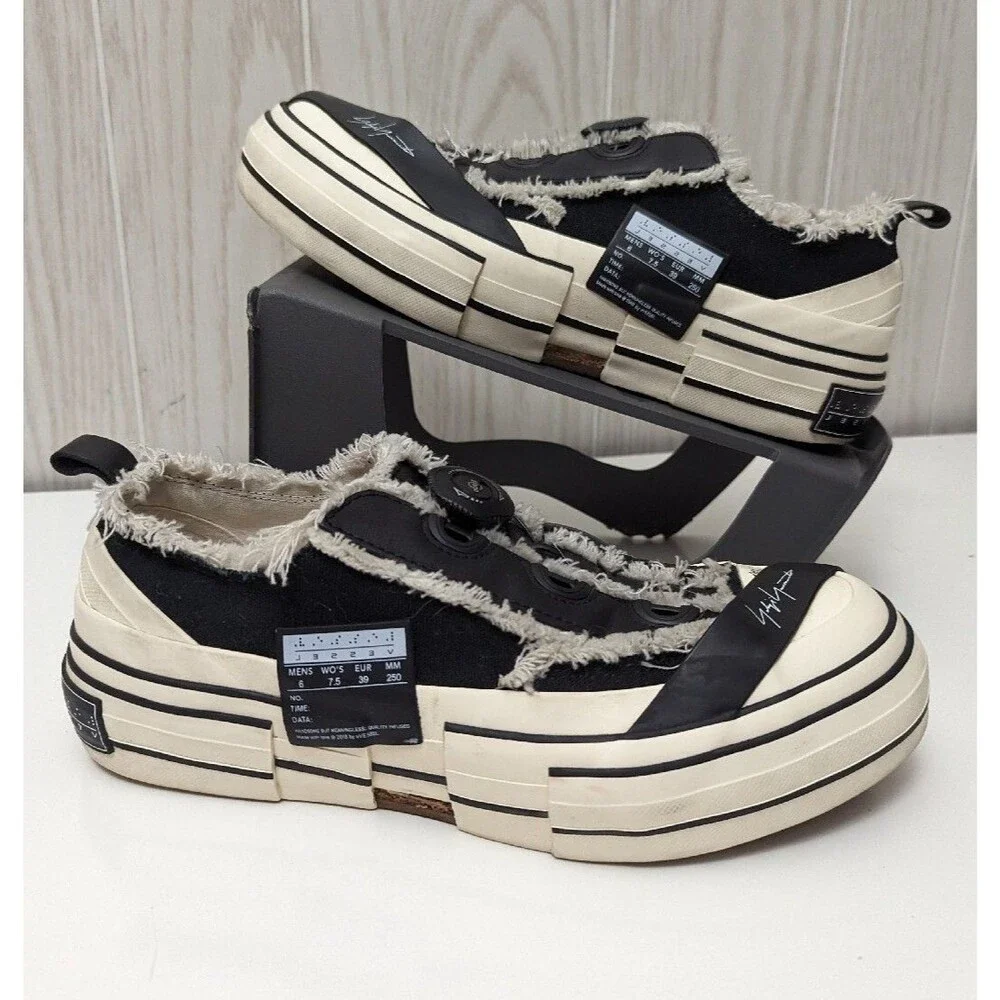 Yohji Yamamoto Xvessel G.O.P. Lows O.G. Black Tags Dial Sneakers Vessel W 7.5 M6